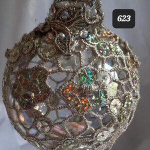 Handmade Christmas ornament stained glass #623